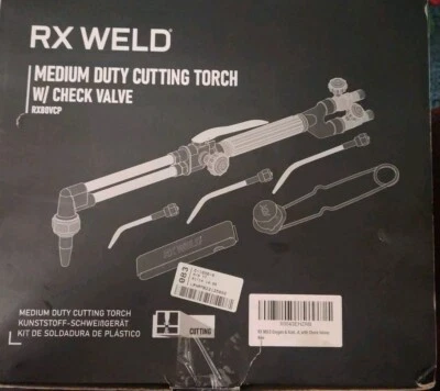 RX WELD Oxygen & Acetylene Torch Kit – 12 Pcs Welding Cutting Torch Kit - Image 1 of 4