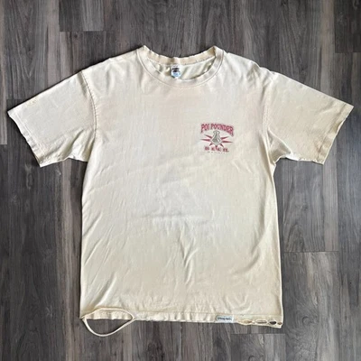 Vintage Distressed Crazy Shirts Hawaii T-Shirt Size L Poi Pounder Beer Dyed - Image 1 of 4