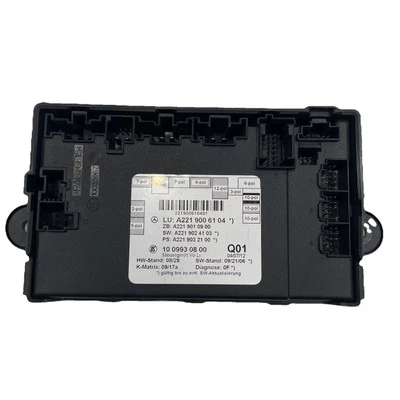 2013 Mercedes S550 W221 Left Front Drivers Door Control Module A2219006104 10-13 Foto 1 de 4