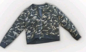 Damen Camouflage Jacke mit Reißverschluss 2XL Grün Langarm Freizeit Outdoor - Bild 1 von 5