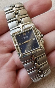 🔹Raymond Weil Parsifal A533450 - Esfera Guilloché Azul Rara - Cuarzo Suizo RARO🔹 - Imagen 1 de 13
