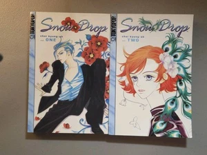Snow Drop TokyoPop Manga 2 Book Lot Volume 1 & 2 Choi Kyung Ah English EUC - Picture 1 of 4