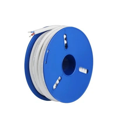 Ultra Flexible 2.5mm² 2 Conductors Silicone Tinned Copper Wire Spool White 50ft - Image 1 of 3