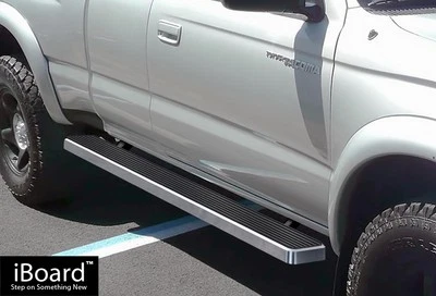 Escalones laterales de acero pulido APS aptos para Toyota Tacoma cabina extra 95-04 Foto 1 de 4