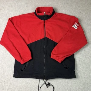 Vintage Marlboro Jacke Erwachsene Large Rot Fleece Unlimited Vintage Essential 90er Selten - Bild 1 von 9