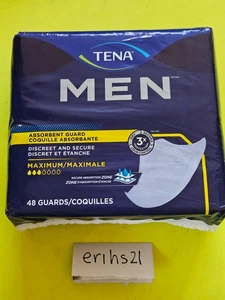 Protectores absorbentes para incontinencia Tena para hombre, máxima absorción, 48 ct - Imagen 1 de 3