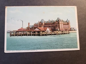 1909 Battleship USS NEW HAMPSHIRE BB-25 Naval Postcard OLD POINT COMFORT, VA - Picture 1 of 2