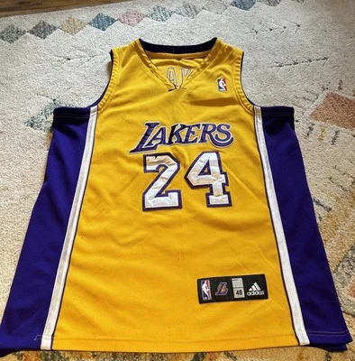 Adidas Los Angeles Lakers Kobe Bryant #24 Basketball Jersey NBA Authentics Sz 48 - Image 1 of 4