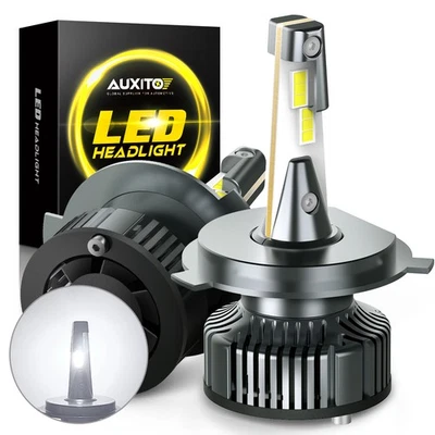 AUXITO H4 9003 LED Headlight High Low Beam Bulb 32000LM Super Bright White 6000K - Image 1 of 4