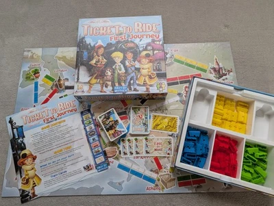 Ticket to Ride First Journey Board Game - 100% Complete - Days Of Wonder - Image 1 of 4