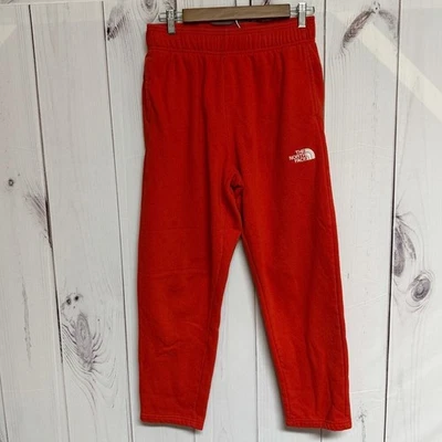 Pantalones deportivos para mujer The North Face rojos pequeños acogedores de vellón usados en excelente estado Foto 1 de 4
