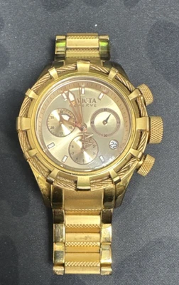 Invicta Womens Watch 12460 Bolt Quartz Gold Tone Steel 40mm *6 inch wrist - Image 1 of 4