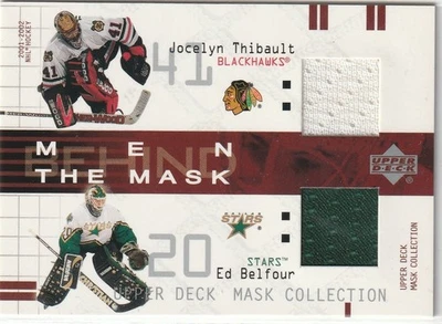 2002-03 UD Mask Collection Hockey Thibault Belfour Men Behind The Mask #MB-TB - Image 1 of 2