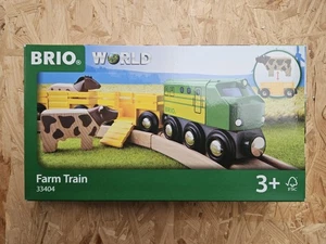 Brio World Farm Train 33404 Wooden Railway New Boxed 2011 - Picture 1 of 4