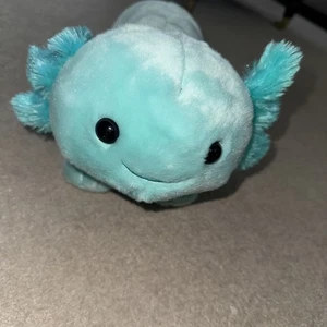 Build A Bear Axolotl Mint Green Teal Coloured Soft Plush Toy Retired - Picture 1 of 7