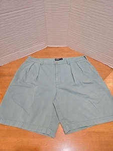 Polo Ralph Lauren Shorts 40 (38) Tyler Chino Pleated Cotton Golf Dad See Notes - Picture 1 of 11
