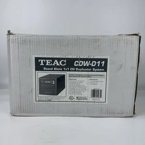 TEAC 1X1 Stand Alone Black Buffer Memory 16x CD Duplicator - Model CDW-D11 NEW - Picture 1 of 3
