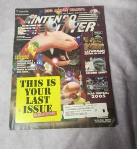 Nintendo Power Issue 183 Pikmin 2 Cover w/ Catwoman Poster (Last Issue Sticker) - Picture 1 of 7