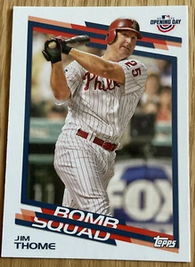 Topps MLB Opening Day 2022 Bomb Squad Jim Thome #BS-16 Trading Card - Bild 1 von 1