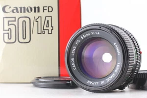 Getestet [NEUWERTIG in BOX] Canon neues FD 50mm f1.4 MF Standardobjektiv für Spiegelreflexkameras aus JAPAN - Bild 1 von 13