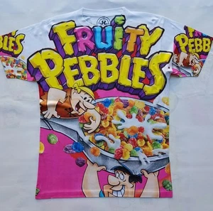 Custom Fruity Pebbles Sublimated Shirt Galaxy Legend Foamposite - Bild 1 von 9