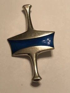 David Andersen Broche Esmalte Plata Esterlina Noruega Bjorn Azul Pascua 841 d... - Imagen 1 de 9