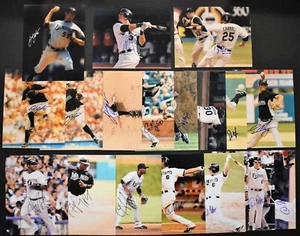 Lot of 30 Miami Florida Marlins Signed 8x10 inch Photos Emilio Bonifacio Ramirez - Bild 1 von 2