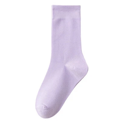 Женские повседневные хлопковые носки до середины икры 5 пар эластичные носки для спорта на открытом воздухе - Изображение 1 из 4