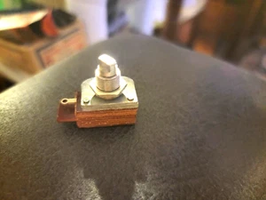 1 NOS ON-OFF Arrow H&H Rotary Switch 3A-250V Short Round Shaft - Picture 1 of 2