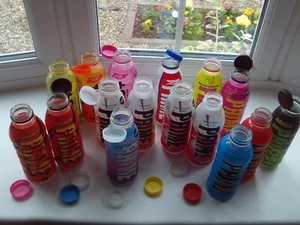 13 PRIME EMPTY BOTTLES + 3 MESSI EMPTY BOTTLES - SOME NEW OUT ISHOWSPEED UK etc - Picture 1 of 12