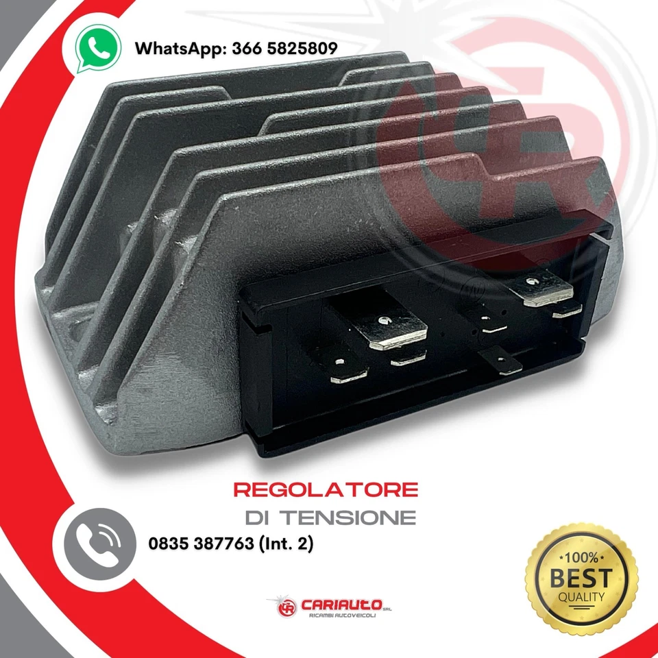 Regolatore Di Tensione SAPRISA Trattori Lombardini Ruggerini 12V 6 Pin + Pin W - Immagine 1 di 4
