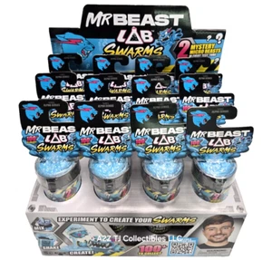 Mr Beast Swarms 12x , 1” 2 Figure Beasts Tubes with Display Box MrBeast NRFB - Picture 1 of 7