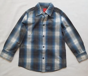 Esprit Mini Boys Size 4-5 Years Blue Check Cotton Long Sleeve Button Up Shirt - Bild 1 von 7