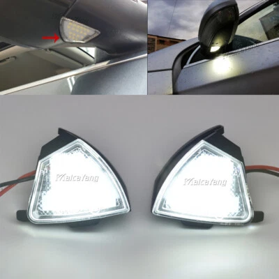 Lámpara LED de charco con luz de espejo retrovisor lateral 2 piezas para VW Rabbit R32 Passat Golf 5 Foto 1 de 4