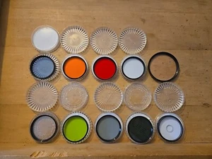 Mamiya 55mm Lens Filter Lot Sr 60 Nd4 2 P00 CS Center Focus Softon Glass w Case+ - Picture 1 of 21