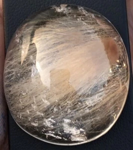 Natural Golden Rutile Quartz from Pakistan - 91.6Carats, Stunning Golden hair - Picture 1 of 7