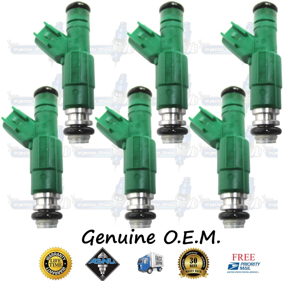 Reman en EE. UU. Mopar Dodge Chrysler Plymouth 6x inyectores de combustible 0280155789 3,3 L Foto 1 de 4