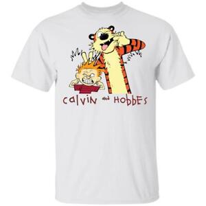 T-shirt Calvin and Hobbes coton pour hommes femmes S-4XL VN1824