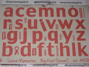 LEAVE MEMORIES - "BIG FONT - LOWER"- 441204 RUBBER STAMPS FOR CARDS & SCRAPBOOK - Picture 1 of 2