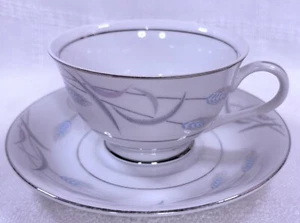 Vintage Valmont China ROYAL WHEAT Japan Teetasse & Untertasse Sets Menge 4 Sets - Bild 1 von 6