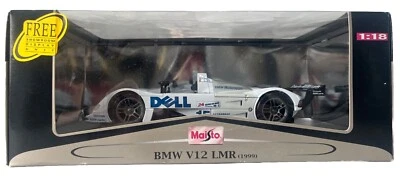 Maisto escala 1/18 38882 BMW V12 LMR Le Mans 1999 GT Racers modelo diecast en caja Foto 1 de 4
