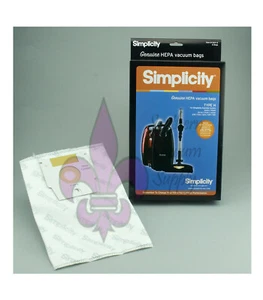 Genuine Simplicity Hepa Full/Mid Size Canister Vacuum Bags Type H--6Bags   SHH-6 - Picture 1 of 1