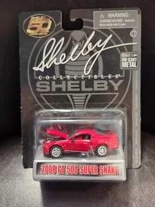 Shelby Collectibles 2008 Ford Mustang GT500 Super Snake Red/Black- 50 Years! - Picture 1 of 4