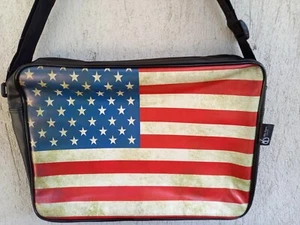Borsa a tracolla Music Legend Collection USA OLD FLAG STATI UNITI AMERICA - Imagen 1 de 7
