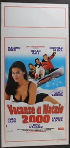 VACANZE DI NATALE 2000 - Vanzina - De Sica, Boldi - LOCANDINA ORIGINALE 1999 - Photo 1/2