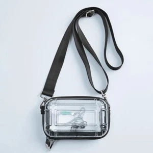 Freizeit kleine Box Designer Tasche Damen Umhängetasche Schultergurt transparente Taschen    - Bild 1 von 12