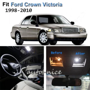 Kit de 15 luces interiores LED blancas de xenón para Ford Crown Victoria 1998-2010 - Imagen 1 de 11