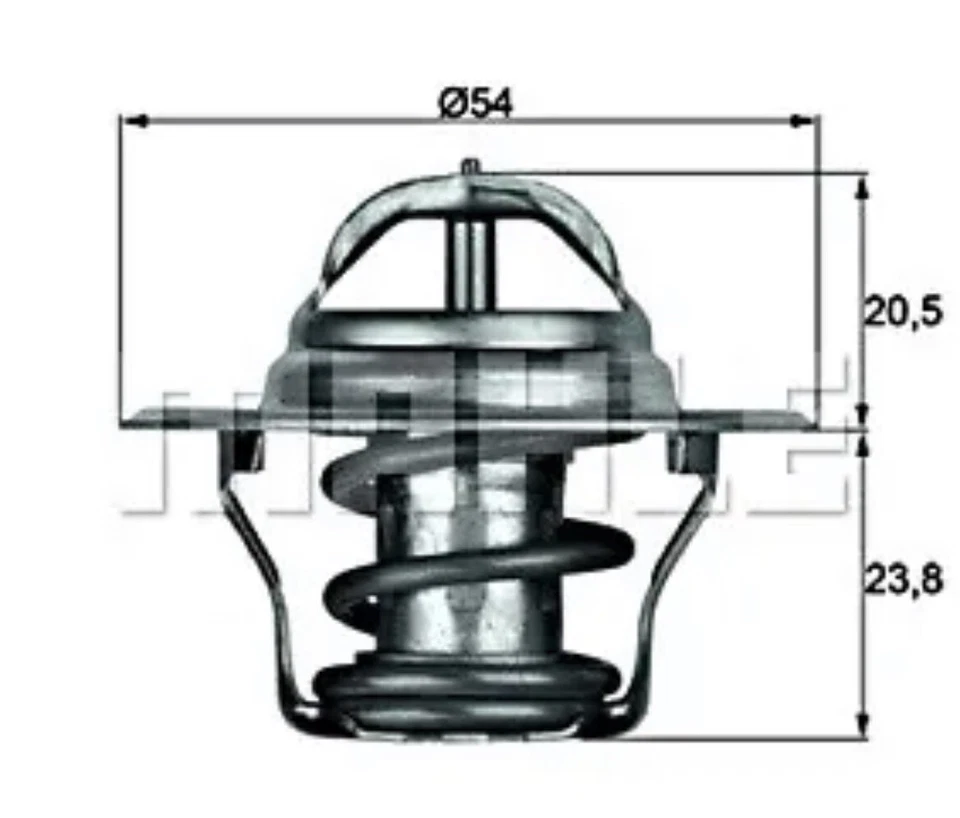 马勒发动机恒温器 适用于奥迪 Tt Roadster 尼桑 200 Sx 70-06 050121113B — 第 1/1 张图片