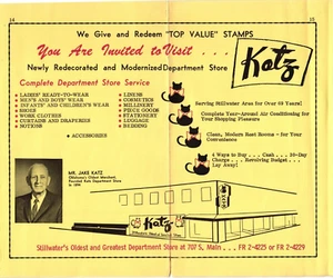 Stillwater Oklahoma 1964 Print Ad Katz Department Store 10.25" x 5.25" - Picture 1 of 2