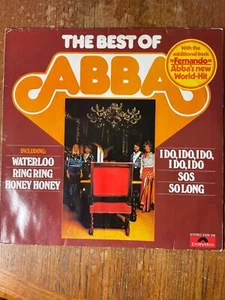Abba The Best Of ABBA LP Germany ALTERNATE COVER Polydor Vinyl VG - Picture 1 of 7